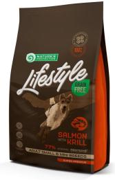 Сухий корм для собак Natures Protection Lifestyle Grain Free Salmon, krill Adult Small&amp;Mini 1.5 кг (NPLS45680)