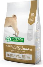 Сухий корм для собак Natures Protection Weight Control Sterilised Adult all breeds 4 кг (NPS45660)