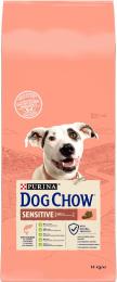 Сухий корм для собак Purina Dog Chow Sensitive Adult Salmon 14 кг (7613034488244)