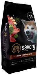 Сухий корм для собак Savory Large Breeds rich in Fresh Turkey and Lamb 12 кг (4820232630242)