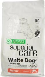 Сухий корм для собак Natures Protection Superior Care White Dogs Grain Free Starter 1.5 кг (NPSC45669)