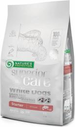 Сухий корм для собак Natures Protection Superior Care White Dogs Grain Free Starter 10 кг (NPSC45670)