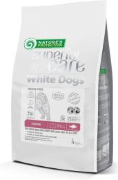 Сухий корм для собак Natures Protection Superior Care White Dogs Grain Free White Fish Junior All Sizes 4 кг (NPSC47596)