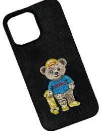 Чохол-накладка Infinity Teddy Bear Case для iPhone 16 Black Blue