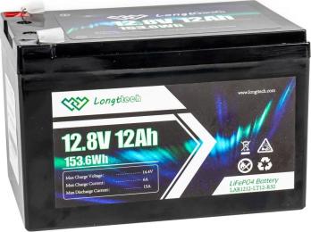 Акумулятор для ДБЖ Longttech LiFePo4 12.8V 12Ah (LAR1212-LT12-R32)