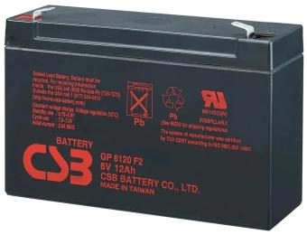 Акумулятор для ДБЖ CSB 6В 12 Ач (GP6120/GP6120F2)