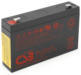Акумулятор для ДБЖ CSB 6В 9 Ач (HRL634WF2/HRL634WF2FR)