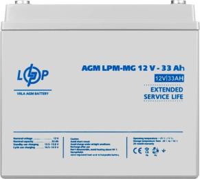 Акумулятор для ДБЖ LogicPower LPM-MG 12V  -  33 Ah