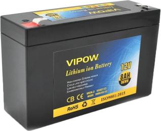 Акумулятор для ДБЖ Vipow Li-ion 12V-8Ah (VP-1280LI)