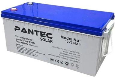 Акумулятор для ДБЖ Pantec GEL 12V 200Ah (PTG200-12)