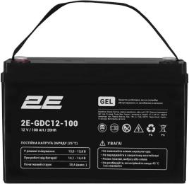 Акумулятор для ДБЖ 2E GEL 12V 100Ah (2E-GDC12-100)