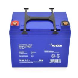 Акумулятор для ДБЖ Merlion EURO AGM 12 V 33 Ah (MLTS12330M6) Blue