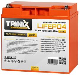 Акумулятор для ДБЖ Trinix TLFP-1218 Ultra LiFePO4 Orange