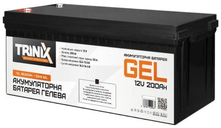 Акумулятор для ДБЖ Trinix TGL12V200Ah/20Hr GEL