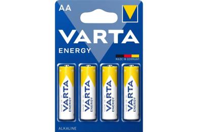 Батарейка Varta Energy AA BL 4 АА, 4 шт (4106229414)