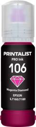 Чорнило для принтера Printalist Epson 106 L7160/7180 70г Magenta (PL106M)