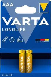 Батарейка Varta LONGLIFE Alkaline LR03 ААА 2 шт