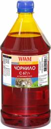 Чорнило для принтера WWM Canon IPF-107 1000г Yellow IPF-107Y (C67/Y-4)