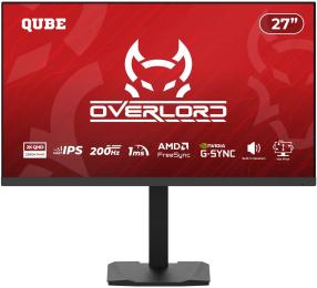 Монітор QUBE Overlord G27Q200H Black 27