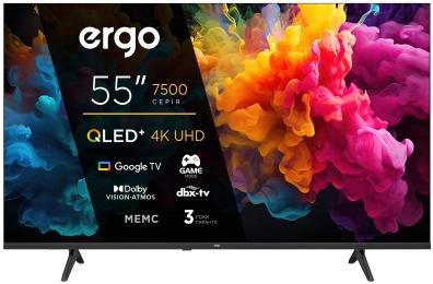 Телевізор Ergo 55JUQ7500 Black 55