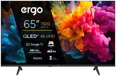 Телевізор Ergo 65JUQ7500 Black 65