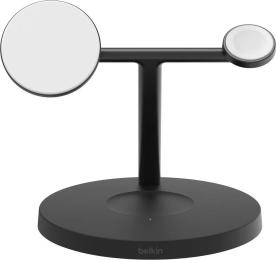 Бездротовий зарядний пристрій Belkin 3-in-1 Magnetic Pad Qi2 15W Black (WIZ032KQBK)