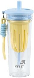 Пляшка для води Kite 650 мл Blue Yellow (K25-1219-3)