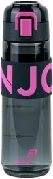 Пляшка для води Kite 680 мл Black Pink (K25-1233-3)