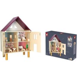 Дитячий будиночок для ляльки Janod (J06617) трьоповерховий