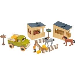Ігровий набір OTAMANKO (8818K) Веселий хутір (вантажівка та стайня з конями)