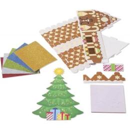Набір для творчості Melissa&amp;Doug MD8404 Обємні блискучі наліпки Різдвяна ялинка