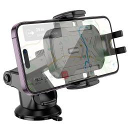 Тримач в авто Hoco H65 Gamble one-button car holder (center console) Black