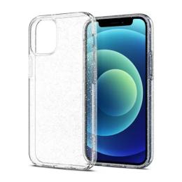 Чохол-накладка Spigen Liquid Glitter для iPhone 12 Mini Transparent
