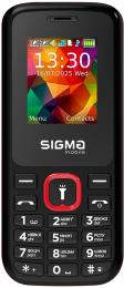 Кнопковий телефон Sigma mobile X-style 171 Mini Black Red (Уцінений)