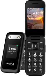Кнопковий телефон Sigma mobile X-style 281 Clik Black (Вживаний)