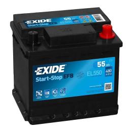 Автомобільний акумулятор Exide START-STOP EFB 55A (EL550)