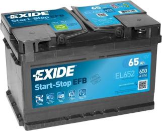 Автомобільний акумулятор Exide START-STOP EFB 65A (EL652)