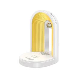 Нічник Promate globe-qi White із вбудованим динаміком та бездротовим зарядним пристроєм