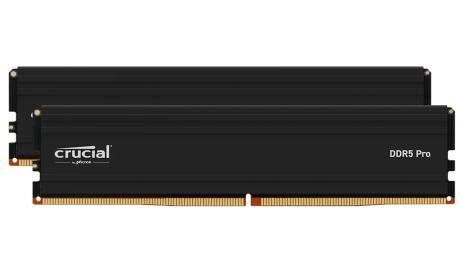 Оперативна память Crucial 128GB (2x64GB) DDR5 5600 MHz CL46 Pro Black (CP2K64G56C46U5)