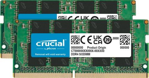 Оперативна память Crucial 16GB (2x8GB) SO-DIMM DDR4 3200 MHz CL22 (CT2K8G4SFRA32A)