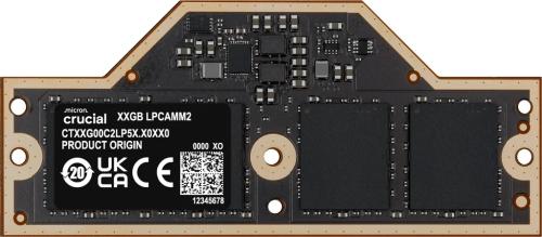 Оперативна память Crucial 64GB LPCAMM2 LPDDR5X 7500 MHz (CT64G75C2LP5X)