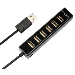 USB-хаб Vinga USB2.0 to 7 * USB2.0 HUB (VHA2A7)