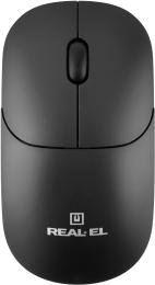 Мишка REAL-EL RM-313W Black