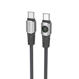 Дата-кабель Borofone BU47 Estrella Type-C (тато)  -  Type-C (тато), 1.2m Black 60W