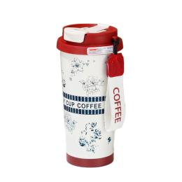 Термокухоль Merlion TermCoffee-500 Red Gray