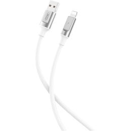 Дата-кабель XO NB251 USB A (тато)  -  Lightning (тато) 1m White
