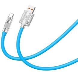 Дата-кабель XO NB227 USB A (тато)  -  USB C (тато) 1.2m Blue