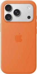 Чохол-накладка Infinity Silicone Case with Button, Animation &amp; MagSafe iPhone 17 Pro Orange