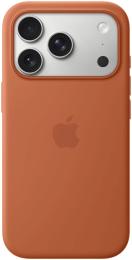 Чохол-накладка Infinity Silicone Case with Button, Animation &amp; MagSafe iPhone 17 Pro Terracotta