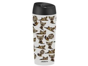 Термокухоль Ardesto Coffee Time Yorkie 450мл Beige